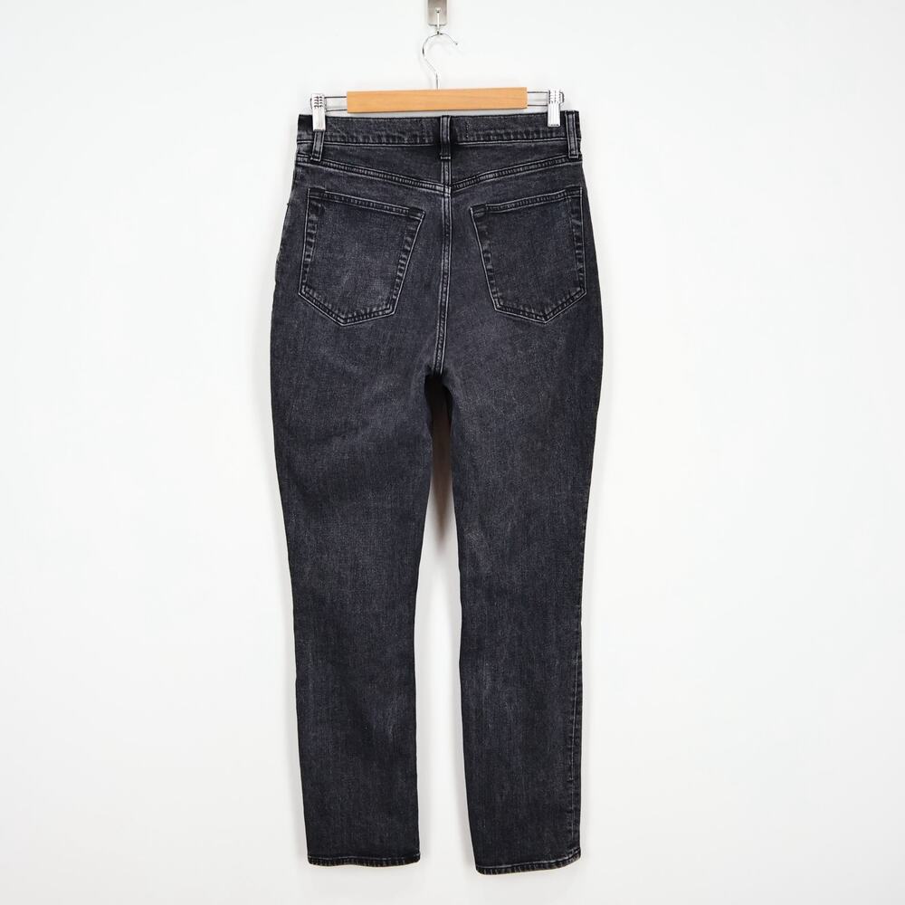 Abercrombie & Fitch Curve Love 90's Slim Straight Ultra High Rise Jean Size 30 - Picture 5 of 7